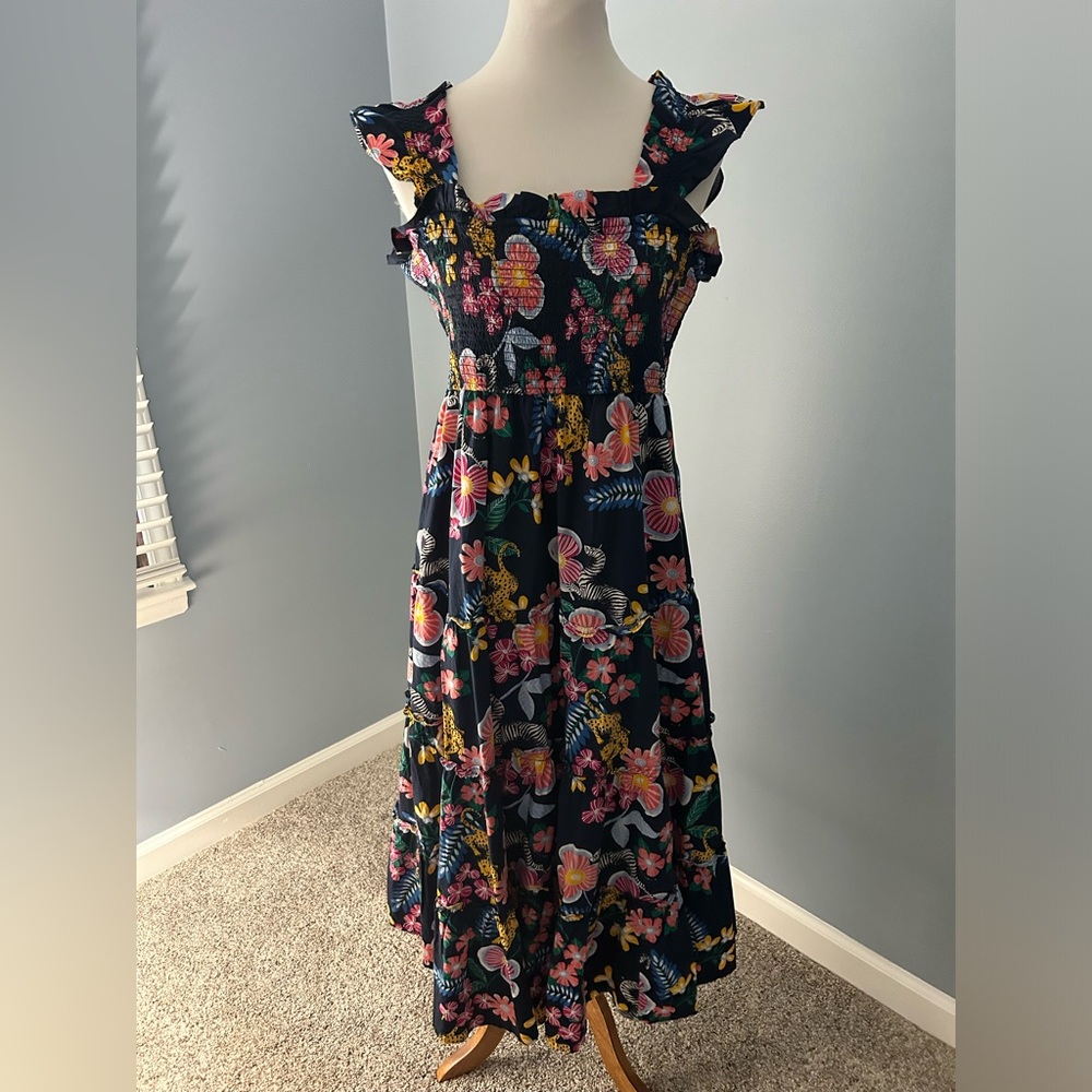 Vibrant Midi Dress